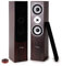 PM Enceintes colonnes HiFi Bass Reflex 2x500W L766-WA + 10 Mètres de câbles Transparent