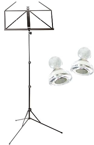 K&M 101 Notenständer Schwarz Notenpult + keepdrum Magnete 10 Stück