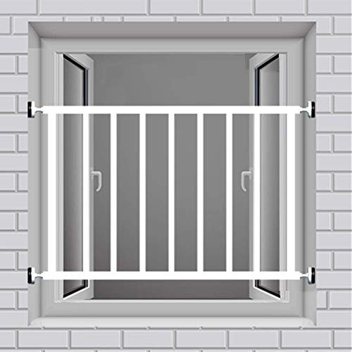 BOCbco Fenstergitter Sicherheitsleisten Einbruchschutz Fenstergitter Ohne Durchschlag Für Das Sichere Zuhause/Höhe 70Cm/L50Cm