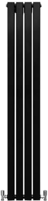 Radiador Panel Plano Lujoso 1600x280mm 160x28cm Negro Mate Calefacción Calefactor Vertical Horizontal Montaje Pared Cocina Salón Baño Cepillo Limpieza Kit Reparación GRATIS Garantía 15 Años