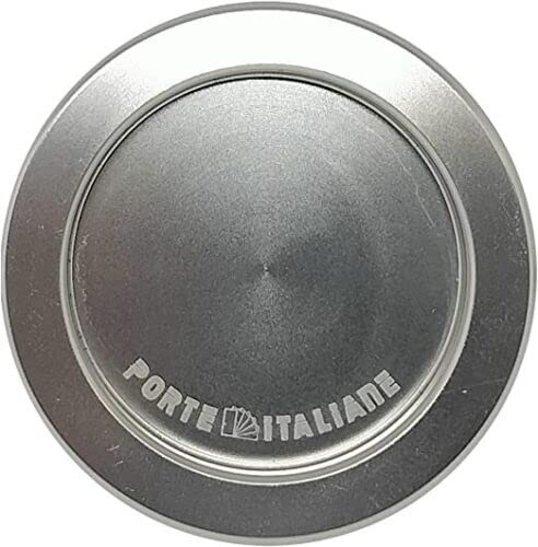 Coppia Maniglia per porte in vetro con adesivi 3M inclusi in Alluminio Argento semi-lucido 5x5x0,6