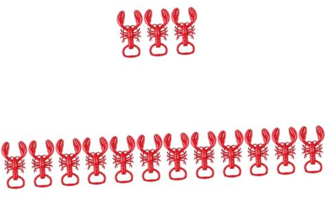 BESTonZON 15 Pcs Écrevisse Décapsuleur Magnétique Porte-Clés Pour Réfrigérateur Main Wisking Outil Électrique Réfrigérateur Aimants Décoratif Porte-Clés Décapsuleur Fonte Homard