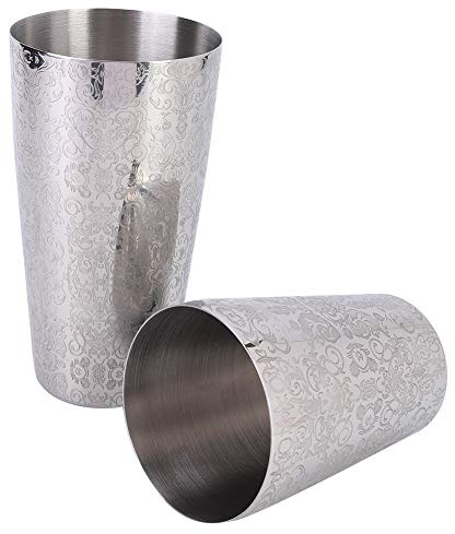 304 Less Steel Cktail Shaker Set Boston Shaker Bartender Bar Tool Silver