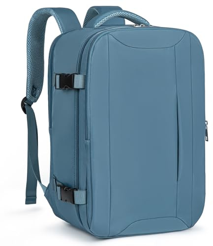VMIKIV Mochila 40x30x20 Mochila Viaje Cabina Avion 40x20x25 para Ryanair Vueling Wizz Air Equipaje de Mano con Bolsillo Antirrobo Mochila Resistente al Agua con Compartimentos