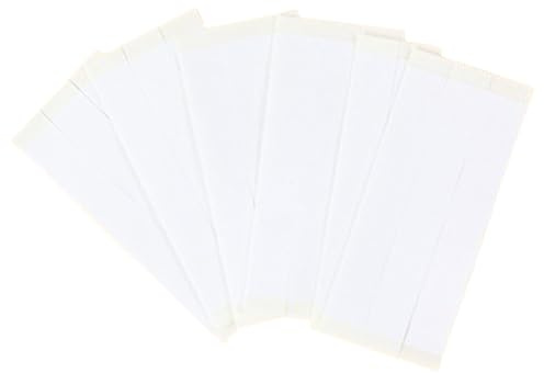 Fc'Noqgn 108pcs Double Face adhésive pour vêtements et Robes, Ruban adhésif Transparent pour Le Corps, Long et festonné, Convient à Tous Les Types de Tissus et aux Peaux sensibles