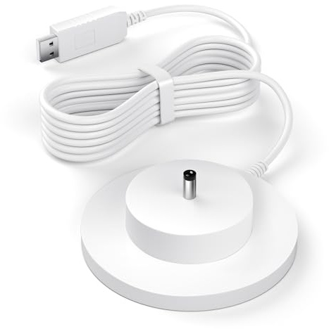USB Ladestation 9V für Toniebox Ladekabel Original | Toniebox externen Stereolautsprechern Ladegerät (white-USB)