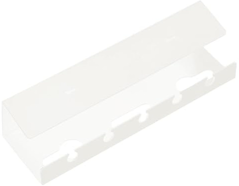 Decorhome Wire Management Tray - Under Desk Wire Organizer Tray | Computer Cable Management for Home Offices | Wall-Mounted Data Cable Holder & Router Storage Rack | Under-Table Cable Management