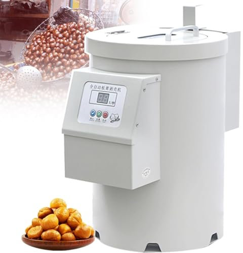 DDZJTPP Macchina Elettrica per Schiacciare Castagne, Macchina Commerciale per Sgusciare E Aprire Castagne, Tagliatrice Automatica per Castagne, per Castagne di Molte Dimensioni,14knives