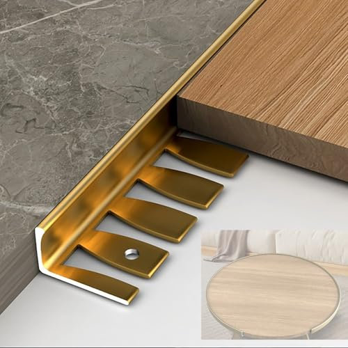 Aluminiumabschlussprofilgebogen Lang135cm*2Biegbar Wasserdicht, feuchtigkeitsbeständig, rostfreiFliesenschiene Einfassprofil L-Profil Fliesenprofil Zum Kantenschutz Für Laminat,Parkett(Matter Lapislaz