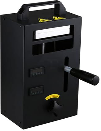Pressa di calore idraulica con doppie piastre riscaldanti, pressione portatile da 4 tonnellate, per magliette, tazze, cappelli, piatti, controllo della temperatura