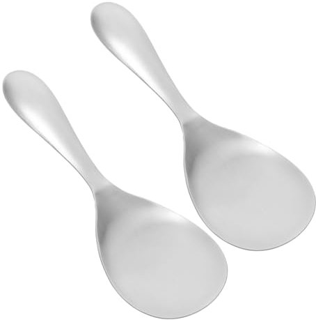HOLIDYOYO 2pezzi Paletta Di Riso Antiaderente Cucchiaini Da Cucina Resistenti Utensili Per Riso Semplici e Pratici Facili Da Pulire e Trasportare