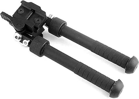 Bipied Unique Rotatif à 360°, Hauteur réglable, pour fusils, bâtons de tir Portables Pliables et Amovibles Rapidement pour la stabilité des fusils de Chasse et Le tir sur Cible