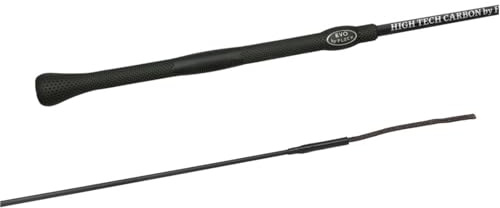 JA Horse JA0019 Fleck EVO Carbon Ultraleicht Dressurgerte, Schwarz, 120 cm | Superleichte Carbon Dressurgerte mit ergonomischem Spezialgriff – Maximale Kontrolle & Ultraleichte Balance, Gerte Reitgerte