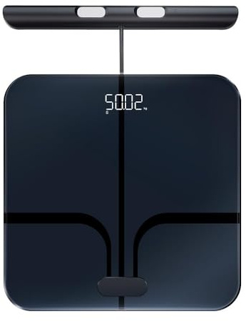 health the body pod smart scale Körperzusammensetzungswaage 8 Elektroden – Intelligente APP-Fitnesswaage, Dualfrequenz, Präzise elektronische Waage