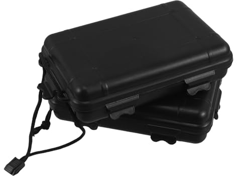 ifundom Estuche Portátil para Puntas de Flecha, Gran Capacidad, Caja de Almacenamiento de Accesorios de Tiro, 2 Unidades, Revestimiento Interior Protector y Competición al Aire