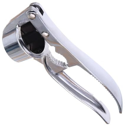 LIFKICH Spremiaglio e Schiaccia Aglio in Acciaio Inox per Cucina Pratico e Resistente, Lavabile in Lavastoviglie