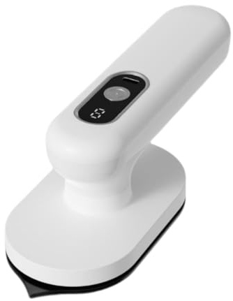 Mini Plancha Inalámbrica para Ropa, Máquina de Planchar de Mano Recargable por USB, Plancha Eléctrica Portátil de Viaje con 3 Ajustes de Temperatura y Soporte para Planchado en Seco