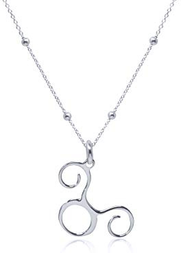 WANDA PLATA Kette Sternzeichen für Damen 925er Sterlingsilber, Horoskop Anhänger, Astrologie