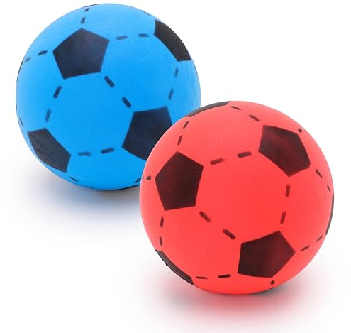 Toyland® 20cm (8) Färgglad Boll i Mjukt Skum - Sommarstrandspel - Sportleksaker Inomhus/Utomhus