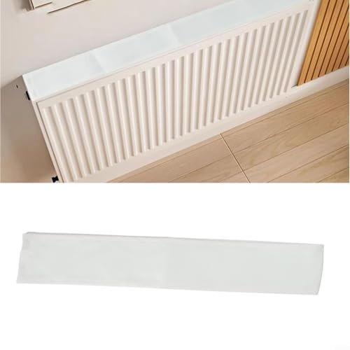 Copertura antipolvere per termosifone, larghezza 10 cm, copertura protettiva in tessuto, blocco decorativo con magnete integrato, copertura fissa per casa, camera da letto (80 cm)