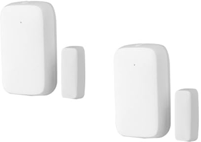 POPETPOP 2sätze Zigbee Wireless Türsensor Mit Push-benachrichtigung Intelligente Sicherheitslösung Für Fenster Türen Schränke Und Langlebig Jahren Batterielebensdauer Installieren