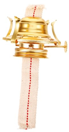 OUNONA Vintage Kerosene Lamp Burner Replacement Metal Oil Lamp Base Strong Construction for Use