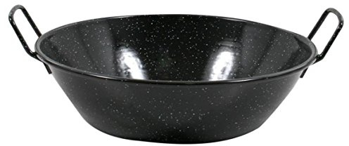 esmaltaciones der Stern geädert Paella-Pfanne Honda bordoneada, 32 cm, 5 l
