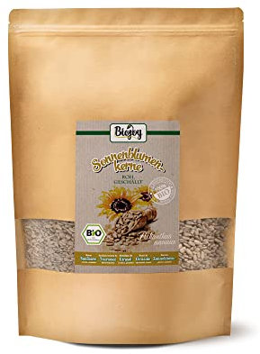Biojoy Semi di Girasole Biologici (1,5 kg), sgusciati e senza sale, crudi