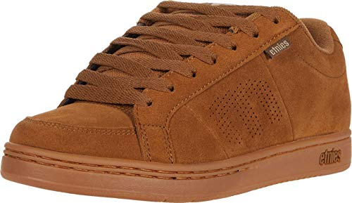 Etnies Kingpin, låg-topp-träningsskor för män, Brun 230 brun tuggummi guld 230, 42.5 EU