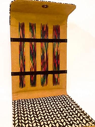 Strumpfstricknadel-Set Design-Holz Braun