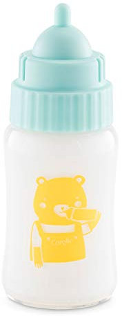 Corolle 9000141030 - Mon Grand Poupon Milchflasche mit Sound, Milchflasche mit verschwindender Milch, 3 Baby Sounds, 13cm, Für Kinder ab 3 Jahren geeignet