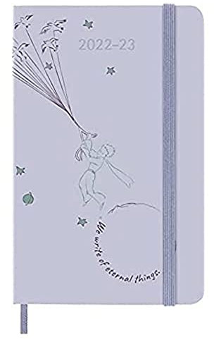 Moleskine - Agenda Settimanale 18-Mesi, Edizione Limitata Il Piccolo Principe Volo, Agenda Settimanale 2022/2023, Copertina Rigida, Formato Pocket 9 x 14 cm