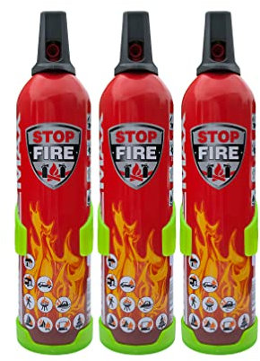 IWH Feuerlöschspray – STOPFIRE 3 x 750ml mit 3 Wandhalter – Autofeuerlöscher - REINOLDMAX auch für Fettbrände (3)