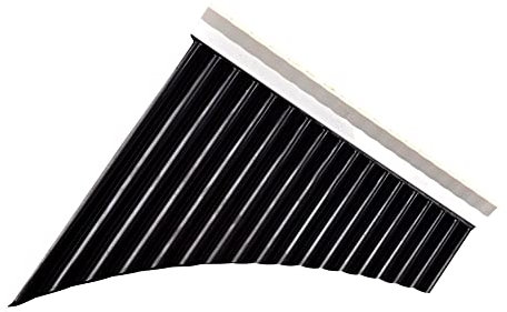 SDADS 18 Pipe Pan Flute Panpipes C Key Pan Pipes with Mouthpiece for Beginners Students