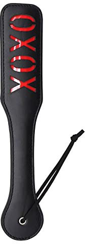 Angeer Reitgerte aus Kunstleder, professionelle Pferdepeitsche für Reittraining, englisches Reiten und Fellpflegen, langlebiges, leichtes Design (schwarz-rote Buchstaben)