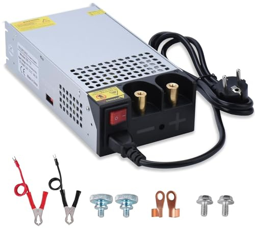 NUOFUWEI DC 12V 125A 1500W Netzteil 110V/220V AC auf DC 12Volt Netzteil | 125A 1500W Transformator Adapter für LED Lichtleiste CCTV Kamera 3D Drucker, Auto Stereos, Wasserpumpe und mehr 12V Gerät