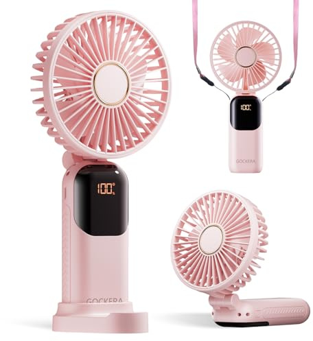 GOCKERA Wiederaufladbarer faltbarer Ventilator
