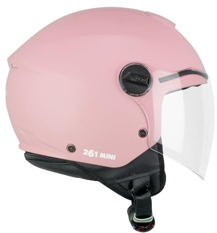 CGM Helm mit offenem Gesicht, 261A Mini Mono Pink matt, YXS (47 cm)