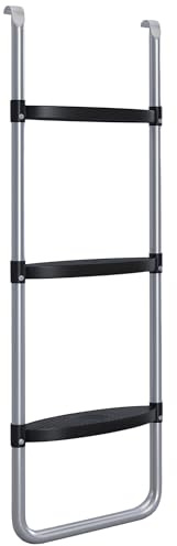 SPORTNOW 2 Steps/3 Steps Galvanised Steel Trampoline Ladder Climbing