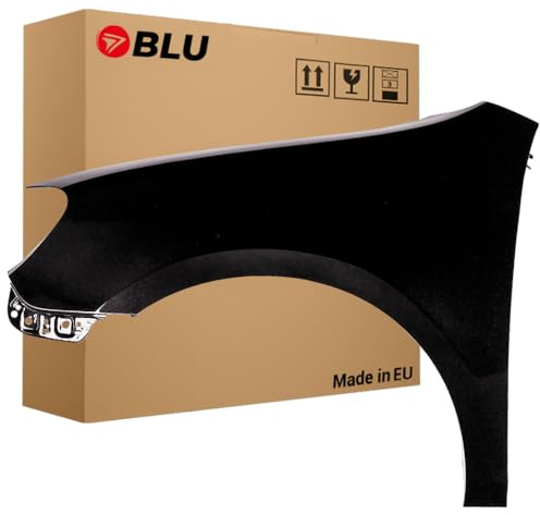 BLU Premium Kotflügel Passend für VW Volkswagen GOLF VI 6 schrägheck LC9X Links Schwarz | 2008-2016 | Vorderseite Vorne | Verzinkt & Lackiert | Einbaufertig