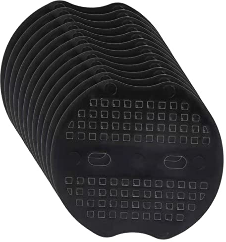 ANDRESLAD Lot de 40 Agrafes Paysagères Noires 6,8x6,5 Cm pour Fixation Tapis d'herbe Et Tissus De Pelouse en Acier Galvanisé, Piquets De Jardin Résistants pour Usage Extérieur Et Camping