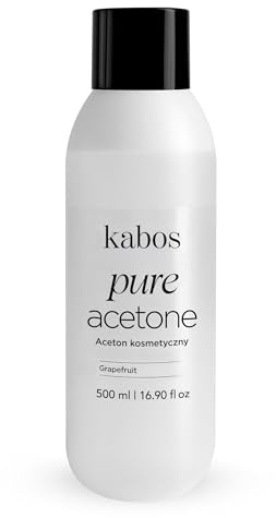 Kabos UV Nagellackentferner Aceton med grapefruktdoft | 500ml | Gelpolishborttagare