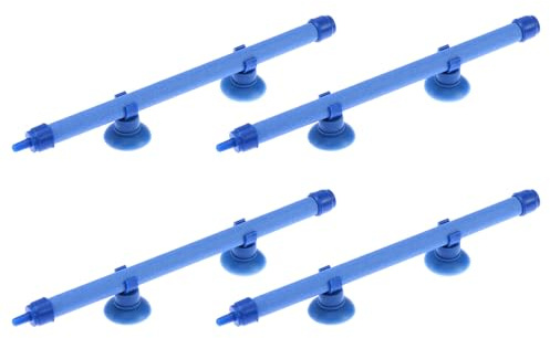 HAPINARY 4 St Akvariebubblare med Avtagbar Luftstensrör Tyst Syresättande Bubbeldiffusor för Fiskakvarium med Jämn Syrespridning och Stabil Luftpumpaccessoar