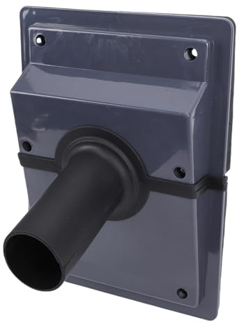 CHICIRIS Couvercle de Ligne de Pénétration Murale, Kit de Manchons de Ligne de Climatiseur en Caoutchouc ABS pour Systèmes Mini Split, Couvercle de Pénétration Murale Facile à Installer avec Joints