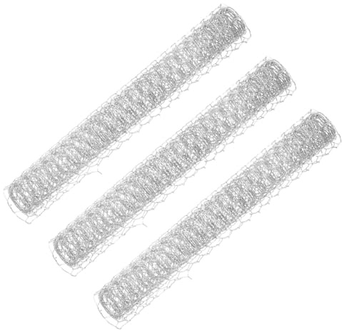 SEWACC 3 Láminas de Malla Hexagonal Galvanizada para Gallinero Alambre de Hierro 035X1 M Cerca Avícola Ligera y Resistente para Jardín y Protección de Aves