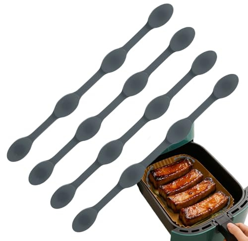 Aimants Pour Friteuse Sans Huile - Porte Silicone Magnétique Sécurisé Anti Brûlures - Porte-Aimant Papier Sulfurisé,Pour Dortoir Bureaux Appartement Fête Cuisine Restaurant
