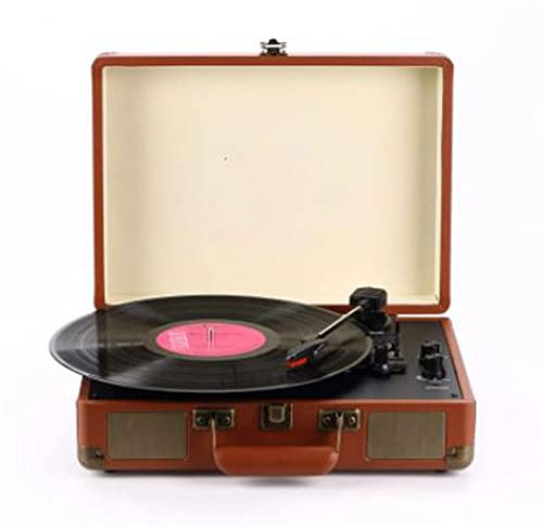 Vinyl Turntable Record Player LP Disc BT Gramophone Phonograph(3-pack)