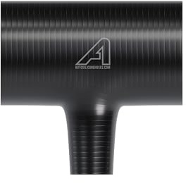 Silicone Hose T- Piece Hose Black 63mm (2 1/2) ID - 100mm (4) Long