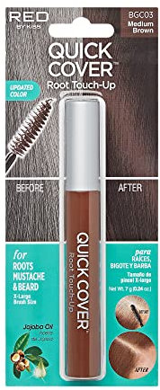Kiss Quick Cover Brush-in Color Touch up [ Medium Brown ] by KISS