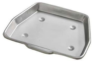 Bakaware Galvanised Steel Fireplace Ash Pan Fireside Herth Tidy 11.5 / 13 (11.5 pan to fit 16 Fireplace)